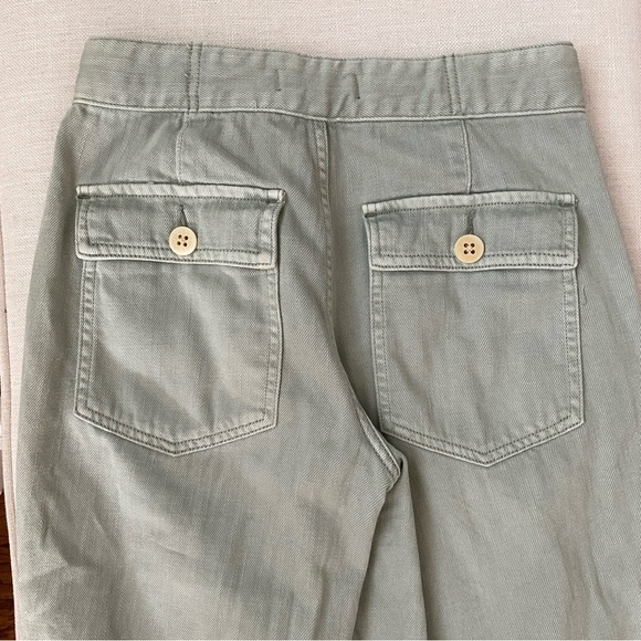 FREE PEOPLE We The Free Light Green Paloma Slouch Barrel Jeans 25 - Picture 9 of 13